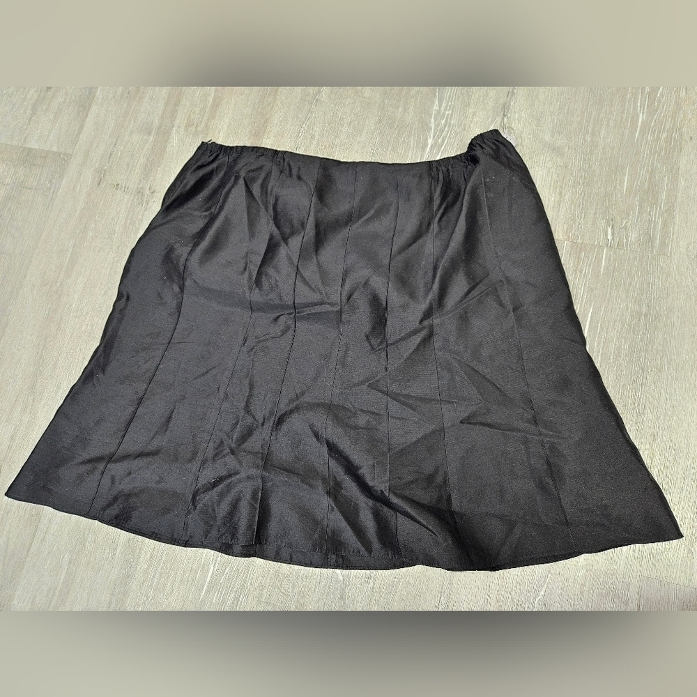 Talbots Midi A-Line Silk Skirt - image 2